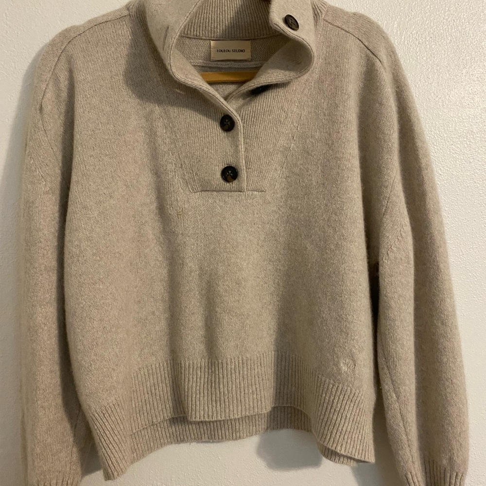 LOULOU STUDIO
Klova wool-blend turtleneck sweater